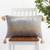 Kagan cushion cover light grey melnaturalhoneygold lp