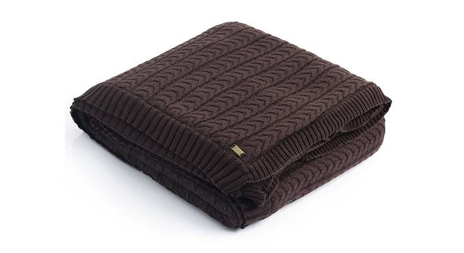 Lila Throw (Brown) by Urban Ladder - Front View Design 1 - 446903