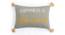 Kagan Cushion Cover (41 x 61 cm  (16" X 24") Cushion Size, Light Grey Mel, Natural & Honeygold) by Urban Ladder - Cross View Design 1 - 446924