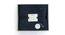 London Throw (Navy with Silver Lurex) by Urban Ladder - Design 1 Side View - 446933