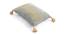 Kagan Cushion Cover (41 x 61 cm  (16" X 24") Cushion Size, Light Grey Mel, Natural & Honeygold) by Urban Ladder - Design 1 Side View - 446937