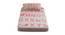 Odin Bedsheet (Single Size, Lady Pink & Light Beige Mel) by Urban Ladder - Front View Design 1 - 446982