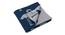 Millie Blanket (Single Size, Egyptian Blue & Silver Grey) by Urban Ladder - Design 1 Side View - 447000