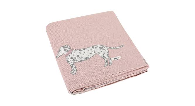Rufus Blanket (Single Size, Cameo Pink) by Urban Ladder - Front View Design 1 - 447057