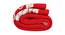 Roscoe Blanket (Single Size, Red & Vanilla Grey Mel) by Urban Ladder - Rear View Design 1 - 447094