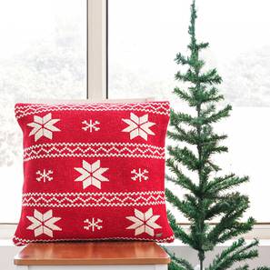 August cushion cover red natural lp