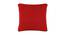 Django Cushion Cover (Red & Natural, 30 x 51 cm  (12" X 20") Cushion Size) by Urban Ladder - Front View Design 1 - 447222