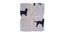 Hugo Blanket (Single Size, Natural, Black & Light Grey Mel) by Urban Ladder - Design 1 Side View - 447249