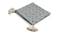 Isla Throw (Light Grey & Natural) by Urban Ladder - Cross View Design 1 - 447290