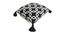 Bryson Cushion Cover (46 x 46 cm  (18" X 18") Cushion Size, Natural & Black) by Urban Ladder - Cross View Design 1 - 447295