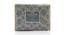 Isla Throw (Light Grey & Natural) by Urban Ladder - Design 1 Side View - 447302
