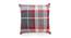 Pike Cushion Cover (51 x 51 cm  (20" X 20") Cushion Size, Red, Ivory & Dark Grey) by Urban Ladder - Cross View Design 1 - 447361