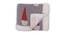 Jasper Comforter (Single Size, Light Grey Mel, Ivory & Red) by Urban Ladder - Design 1 Side View - 447374