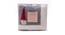 Jasper Comforter (Single Size, Light Grey Mel, Ivory & Red) by Urban Ladder - Rear View Design 1 - 447387