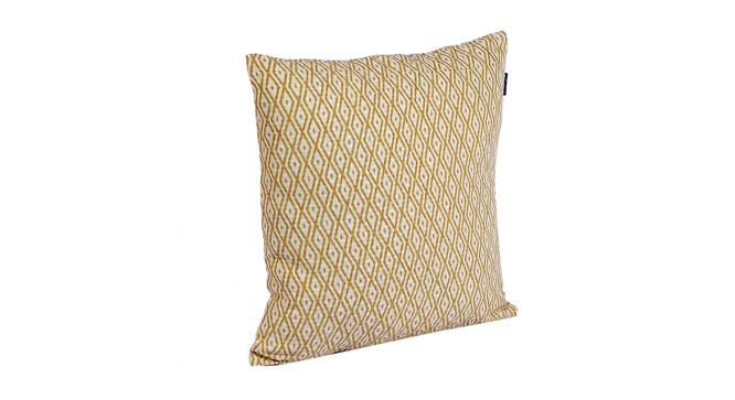 Berklee Cushion Cover (White, 41 x 41 cm  (16" X 16") Cushion Size) by Urban Ladder - Cross View Design 1 - 447456