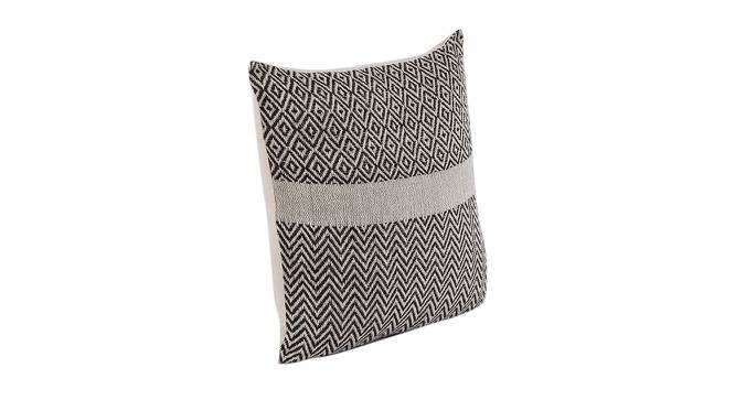 Booker Cushion Cover (White, 41 x 41 cm  (16" X 16") Cushion Size) by Urban Ladder - Cross View Design 1 - 447457