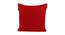 Brigham Cushion Cover (Red, 41 x 41 cm  (16" X 16") Cushion Size) by Urban Ladder - Design 1 Side View - 447510