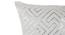 Tony Cushion Cover (White, 41 x 41 cm  (16" X 16") Cushion Size) by Urban Ladder - Rear View Design 1 - 447575