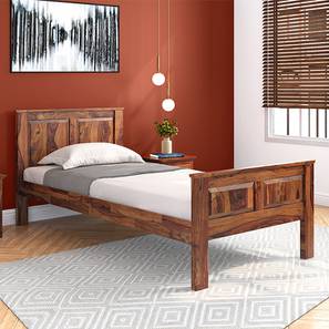 Single Beds Design Lipe Single Bed (Teak Finish)