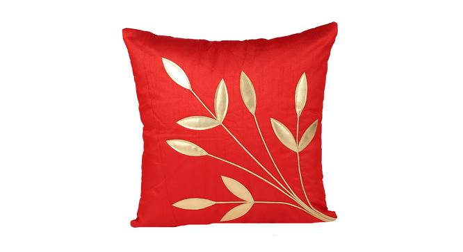 Anna (Red, 41 x 41 cm  (16" X 16") Cushion Size) by Urban Ladder - Front View Design 1 - 448167