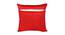 Anna (Red, 41 x 41 cm  (16" X 16") Cushion Size) by Urban Ladder - Cross View Design 1 - 448184