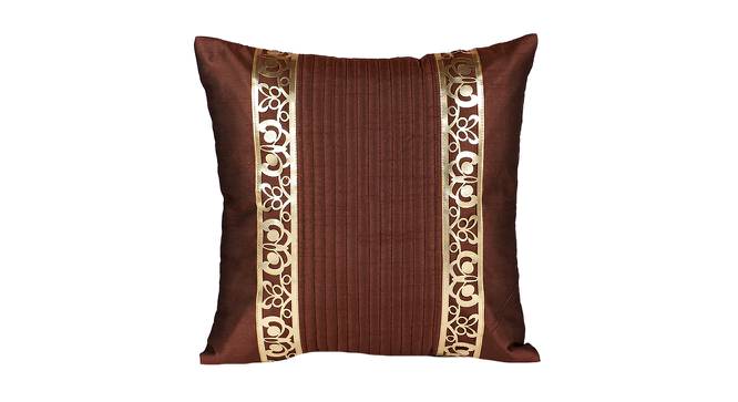 Madelyn (Brown, 41 x 41 cm  (16" X 16") Cushion Size) by Urban Ladder - Front View Design 1 - 448290