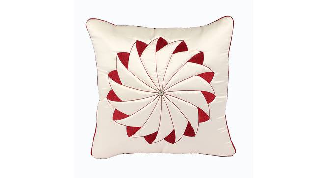 Sophie (41 x 41 cm  (16" X 16") Cushion Size, Off White) by Urban Ladder - Front View Design 1 - 448295