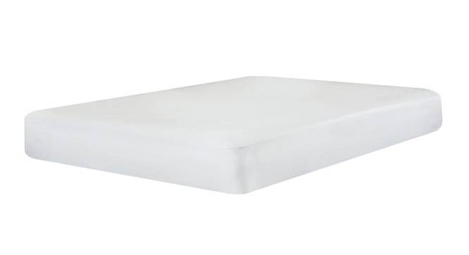 Penrose Mattress Protector Grey - Single Size L:75 (Grey, 75 x 36 in Mattress Size) by Urban Ladder - Front View Design 1 - 448397