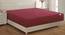 Penrose Mattress Protector Maroon - Double Size L :72 (Maroon, 72 x 48 in Mattress Size) by Urban Ladder - Front View Design 1 - 448407