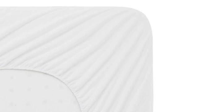 Penrose Mattress Protector White - Double Size L :72 (White, 72 x 48 in Mattress Size) by Urban Ladder - Cross View Design 1 - 448420
