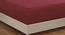 Penrose Mattress Protector Maroon - Double Size L :72 (Maroon, 72 x 48 in Mattress Size) by Urban Ladder - Cross View Design 1 - 448446