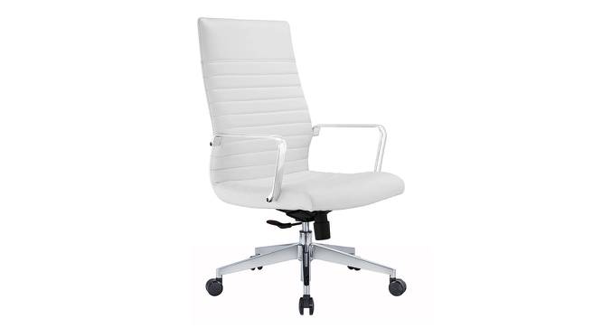 Dawsen Study Chair (White) by Urban Ladder - Front View Design 1 - 448610