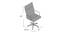 Dawsen Study Chair (White) by Urban Ladder - Design 1 Dimension - 448630