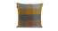 Peace Cushion Cover (41 x 41 cm  (16" X 16") Cushion Size, Grey & Mustard) by Urban Ladder - Design 1 Side View - 448640