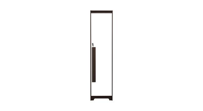 Darwina Wardrobe Without Mirror (Walnut & White) by Urban Ladder - Front View Design 1 - 448687