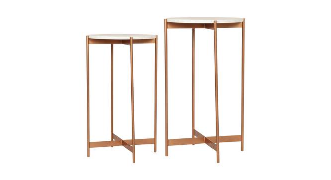 Bristol Side table (Gold Finish, Golden) by Urban Ladder - Cross View Design 1 - 448704