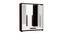 Alaya 4 Door Wardrobe With Mirror (Walnut & White) by Urban Ladder - Rear View Design 1 - 448721