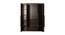 Alaya 4 Door Wardrobe Without Mirror (Walnut) by Urban Ladder - Rear View Design 1 - 448726