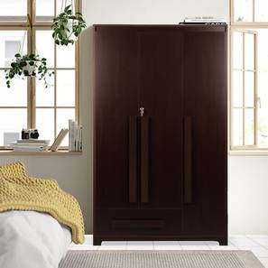 Regal 3 door wardrobe without mirror walnut lp
