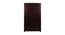 Regal 3 Door Wardrobe Without Mirror (Walnut) by Urban Ladder - Front View Design 1 - 448777
