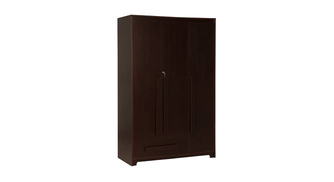 Regal 3 Door Wardrobe Without Mirror (Walnut) by Urban Ladder - Cross View Design 1 - 448791