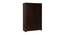 Regal 3 Door Wardrobe Without Mirror (Walnut) by Urban Ladder - Cross View Design 1 - 448791