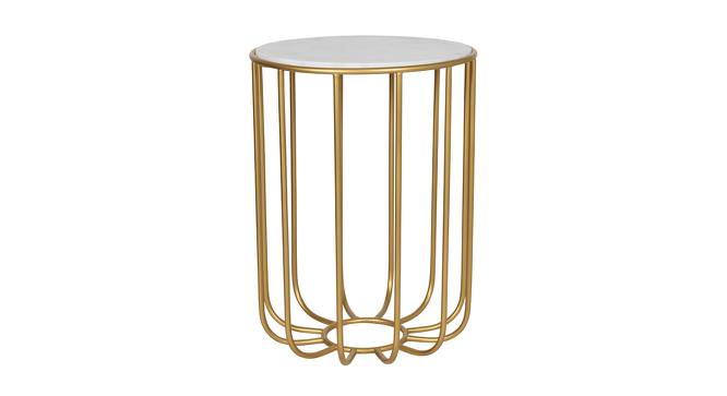 Geneva Side Table (Gold Finish, Golden) by Urban Ladder - Cross View Design 1 - 448797