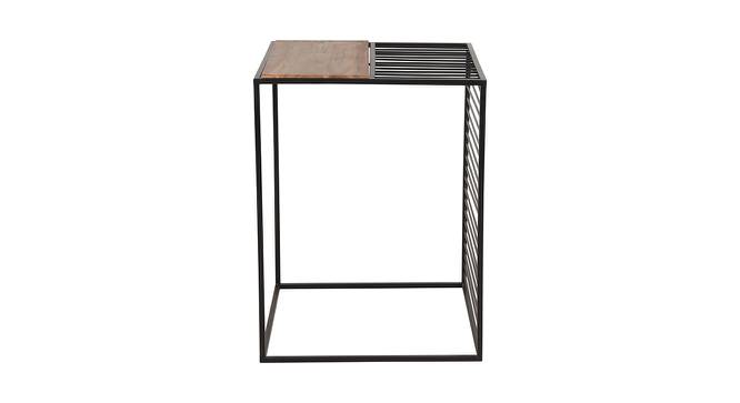 Porto Side table (Black, Black Finish) by Urban Ladder - Cross View Design 1 - 448799