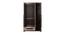 Regal 3 Door Wardrobe With Mirror (Walnut Marble Finish) by Urban Ladder - Design 1 Close View - 448830