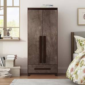 Two door top wooden wardrobe
