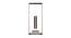 Sisca 2 Door Wardrobe Without Mirror (Walnut & White) by Urban Ladder - Front View Design 1 - 448857