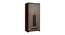 Sisca 2 Door Wardrobe Without Mirror (Walnut Marble Finish) by Urban Ladder - Cross View Design 1 - 448860