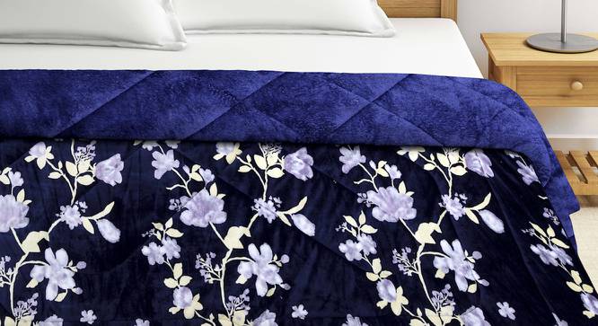 Rue Quilt (Blue, King Size) by Urban Ladder - Cross View Design 1 - 448937