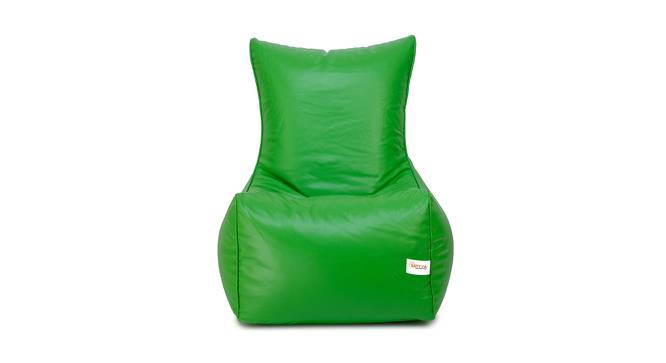 Chair Filled Bean Bag - Yellow (with beans Bean Bag Type, XXXL Bean Bag Size, Neon Green) by Urban Ladder - Front View Design 1 - 448981